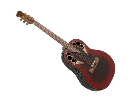 1687GT-2-G Deep Non-Cutaway Reverse Red Burst