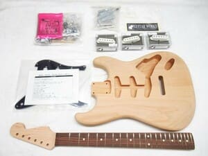 GUITAR WORKS ギター ワークス ギター作製キット ストラト アルダー ボディー キット