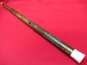 竹笛 竹製 全長約55.5cm 重量約80g お囃子