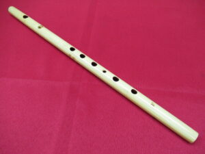 篠笛 竹製 九穴 胡蝶 全長約41cm 重量約53g