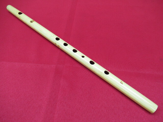 篠笛 竹製 九穴 胡蝶 全長約41cm 重量約53g Thumbnail