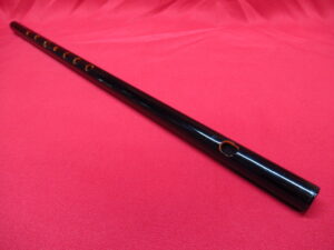 横笛 七穴 全長約49.5cm 重量約82g お囃子 日本伝統和楽器