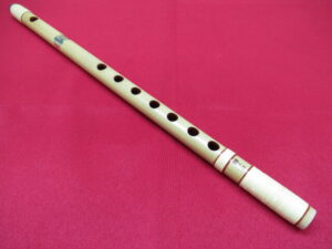 篠笛 竹製 八穴 獅子田 全長約41cm 重量約53g