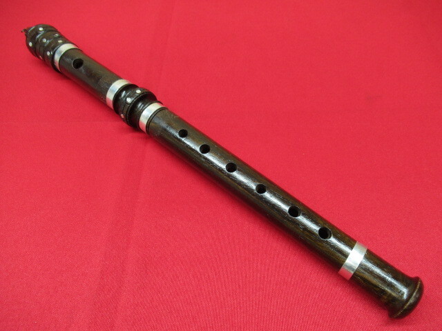 バンスリ 通常管 木製 全長約44cm 重量約119g ネパール Thumbnail