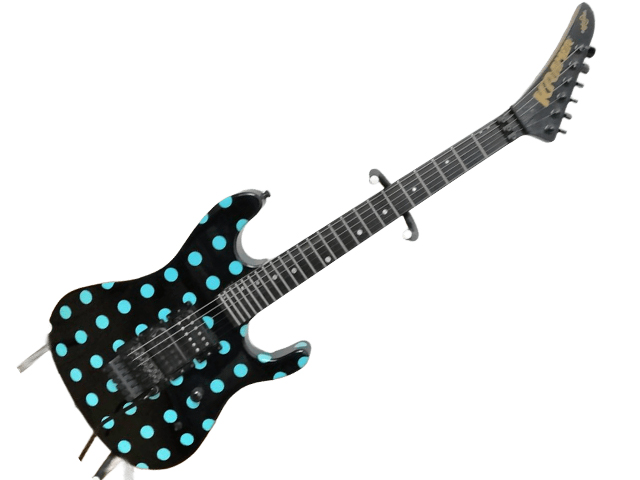 NightSwan Black with Blue Polka Dot