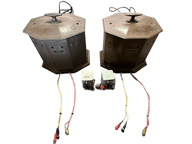 Western Electric 25-B 真空管 モノラルアンプ ウエスタンエレクトリック 25B 2台 セット（WE 205D 真空管4本付き）