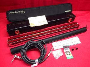 動作未確認 現状品 SUZUKI スズキ SCH-48 コードハーモニカ ケース付属 HMC-2 ハーモニカ用マイク 付き 管楽器